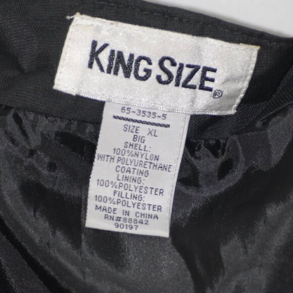 LNC XL Big Black Snow Overalls Thermal Insulated Pants with Built in Suspenders - Picture 5 of 11